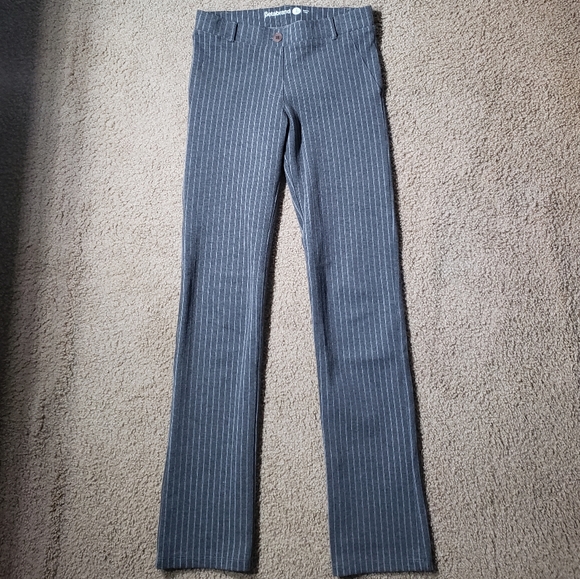 Betabrand Pinstripe Dress Pant Yoga Pant- Straight Leg - Picture 2 of 10